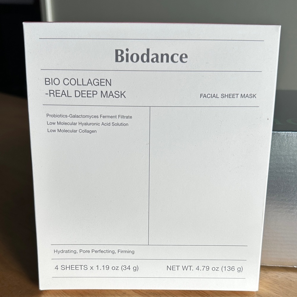 NIB Bio Collagen Facial Sheet Mask - White